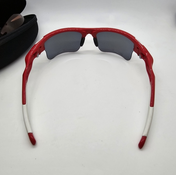 Oakley Flak Jacket XLJ Infrared OO9156-16 Sunglasses with extra lens - Picture 2 of 3